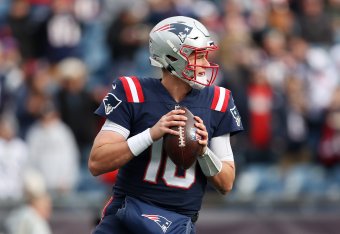 New England Patriots quarterback Mac Jones