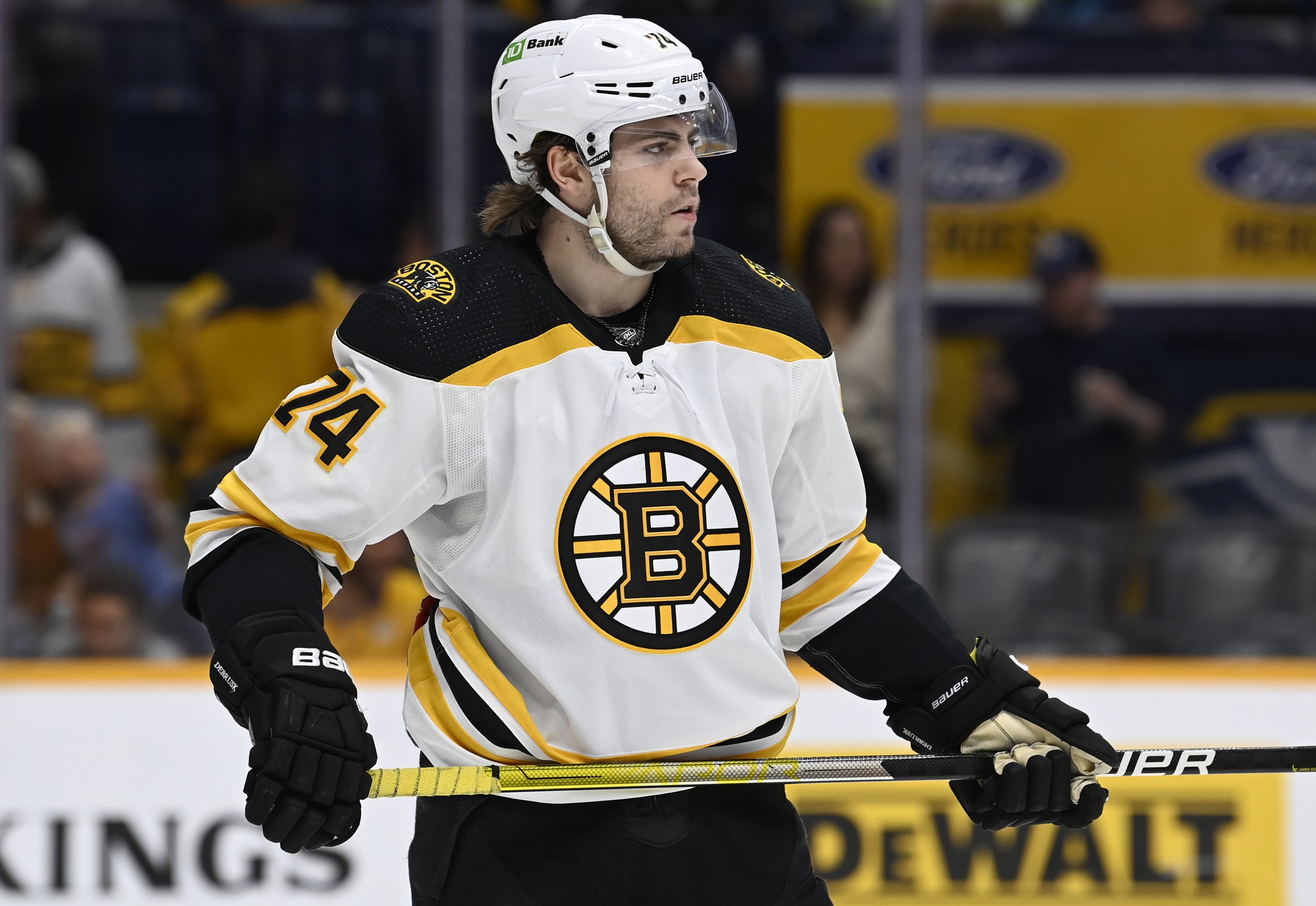 DeBrusk puts his stamp on the series with 2 goals in Game 7 