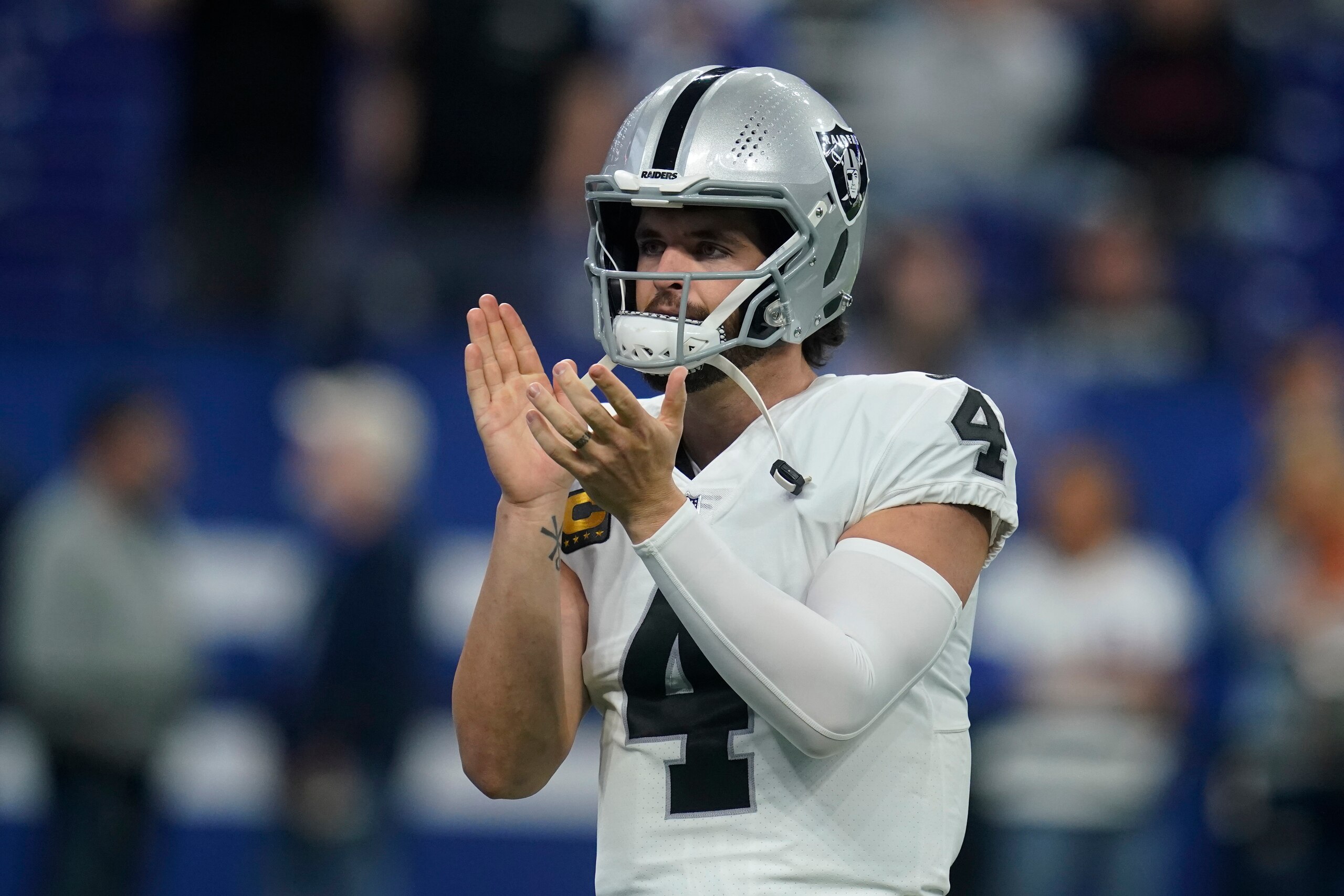 Las Vegas Raiders quarterback Derek Carr