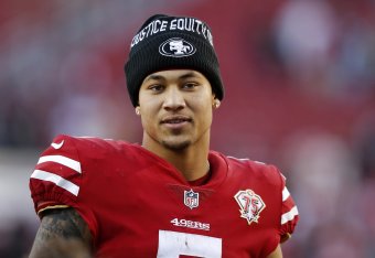 San Francisco 49ers quarterback Trey Lance