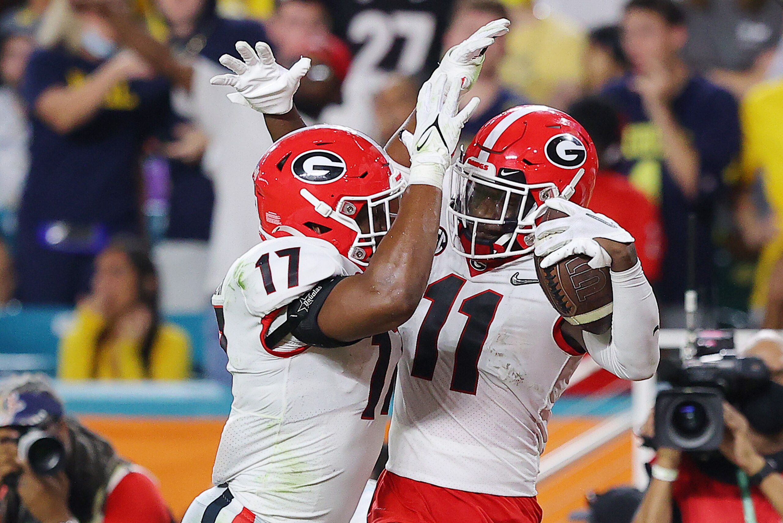 Nakobe Dean and Derion Kendrick both made the cut.