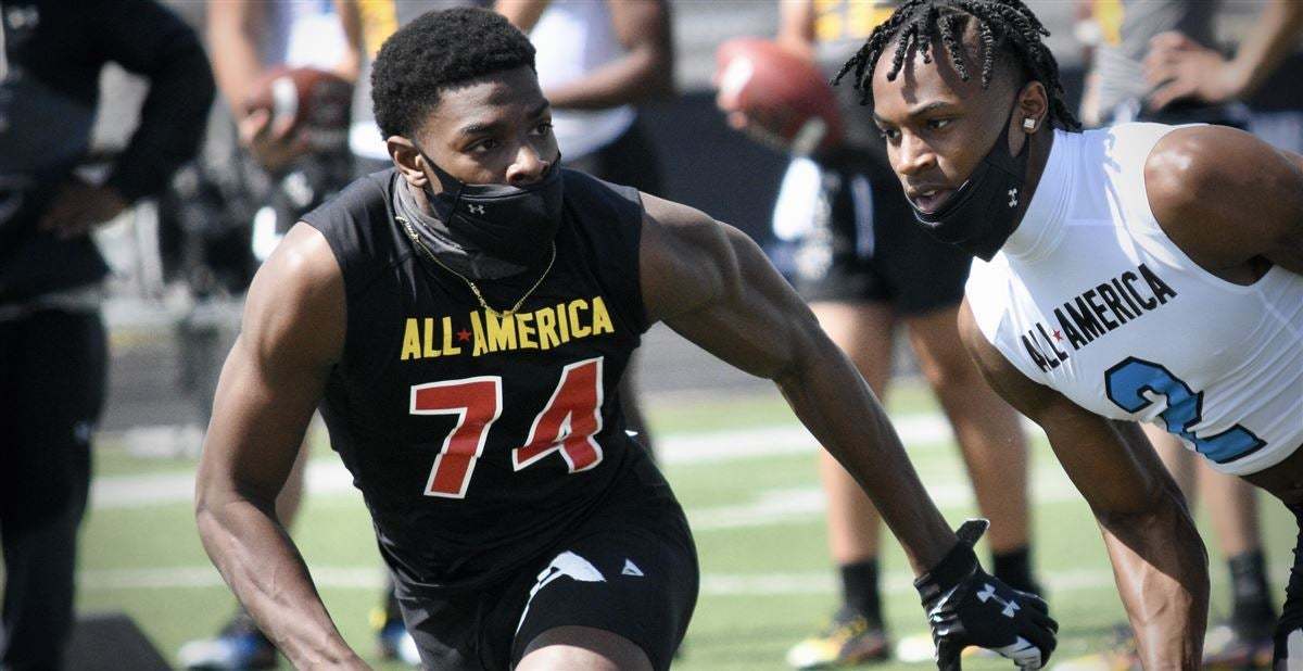 Michigan 2022 signee Derrick Moore named MVP of Under Armour All-American  game 