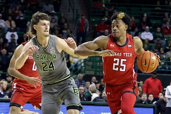 Baylor's Matthew Mayer and Texas Tech's Adonis Arms