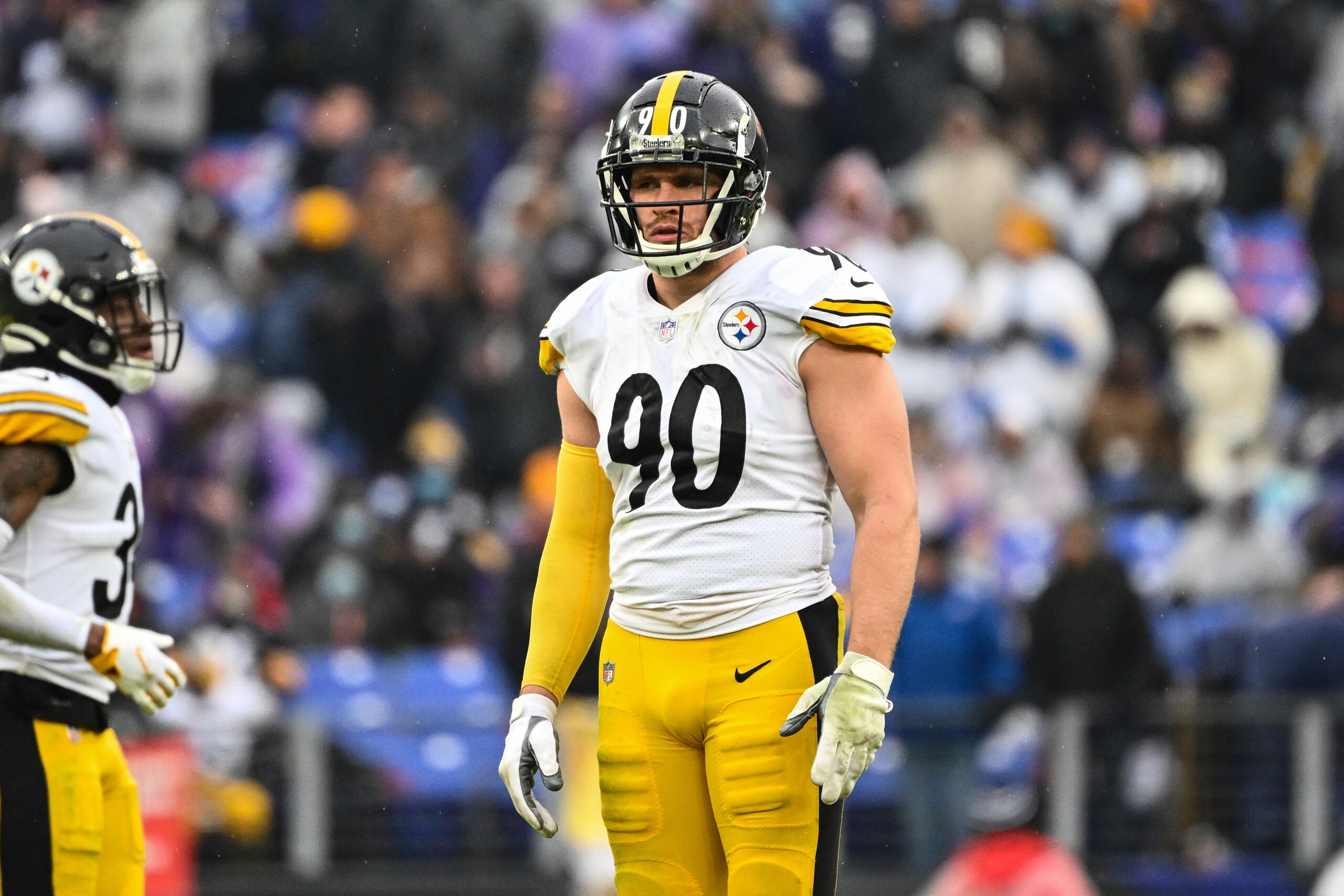 Pittsburgh Steelers edge-rusher T.J. Watt Pittsburgh Steelers edge-rusher T.J. Watt