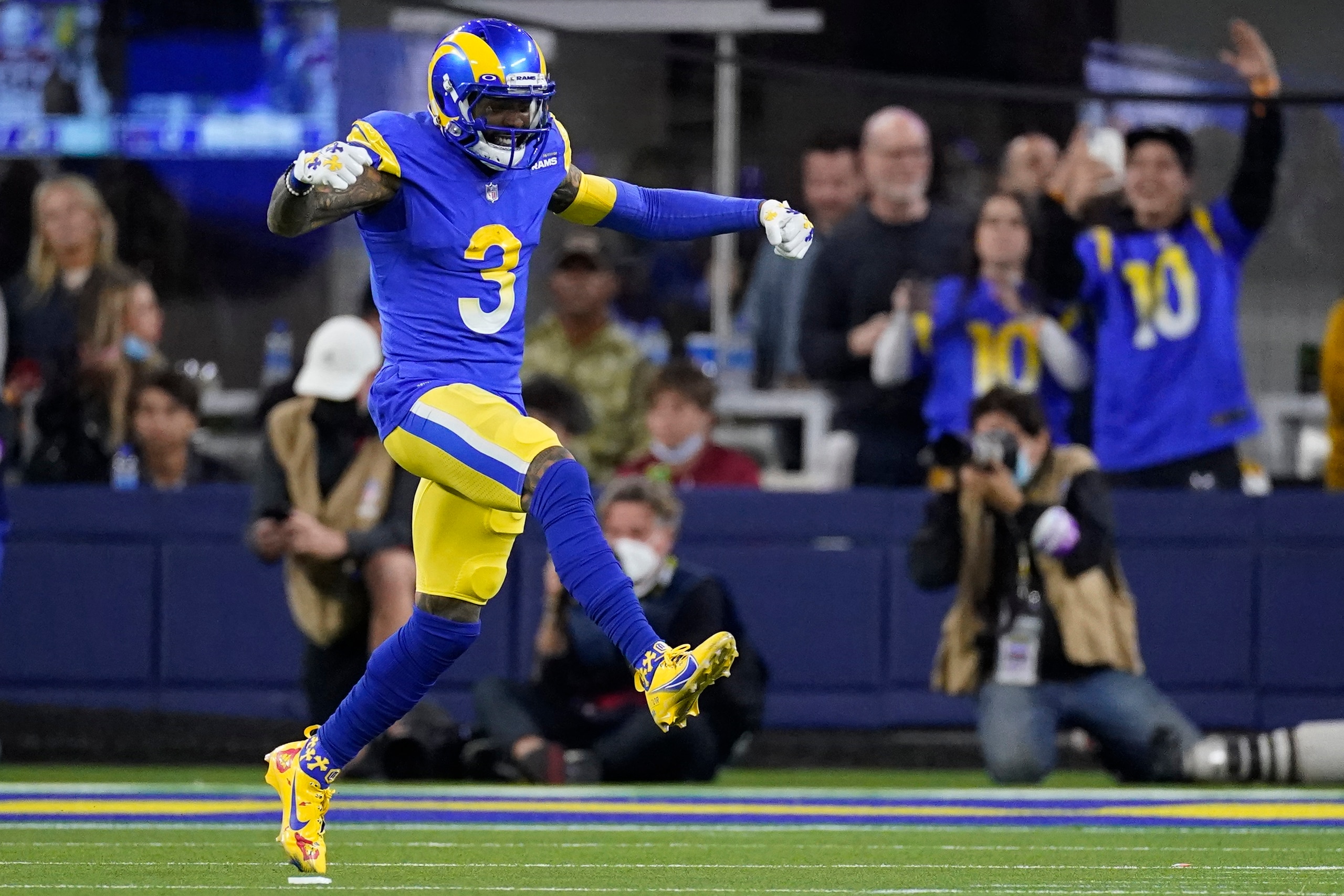 Rams wideout Odell Beckham Jr. Rams wideout Odell Beckham Jr.