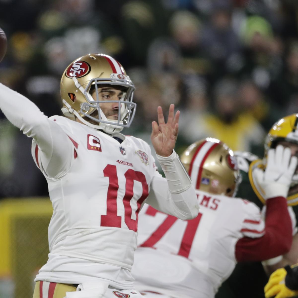NFL Divisional Saturday Takeaways: 49ers Carry Jimmy Garoppolo in Huge Upset