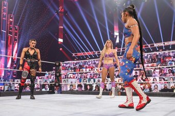 Rhea Ripley, Charlotte Flair and Bianca Belair all have a fighting chance of winning this year's women's Rumble match.