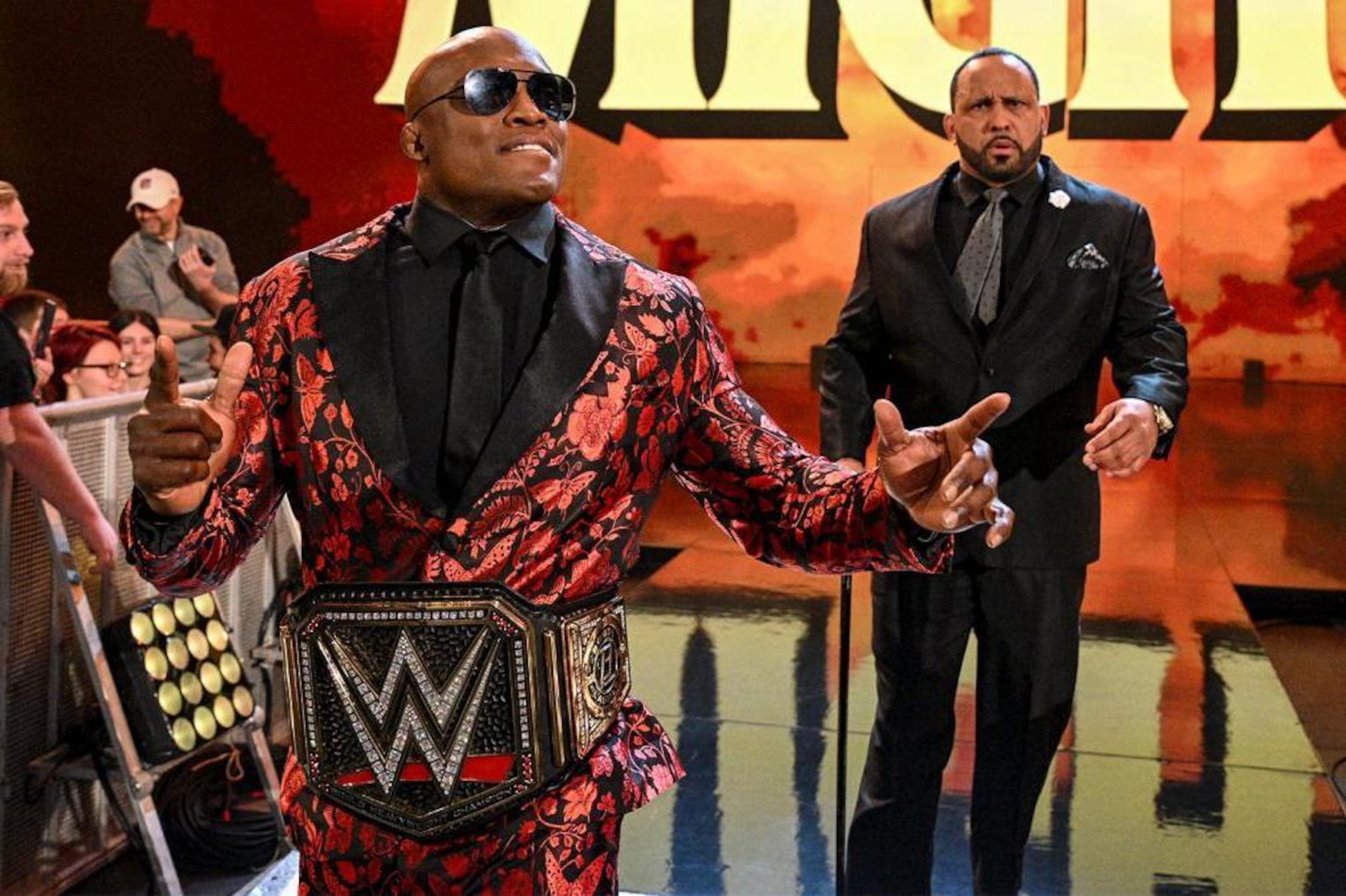 Bobby Lashley is back on the top of Raw's food chain after becoming a two-time WWE champion at the Royal Rumble. Bobby Lashley is back on the top of Raw's food chain after becoming a two-time WWE champion at the Royal Rumble.