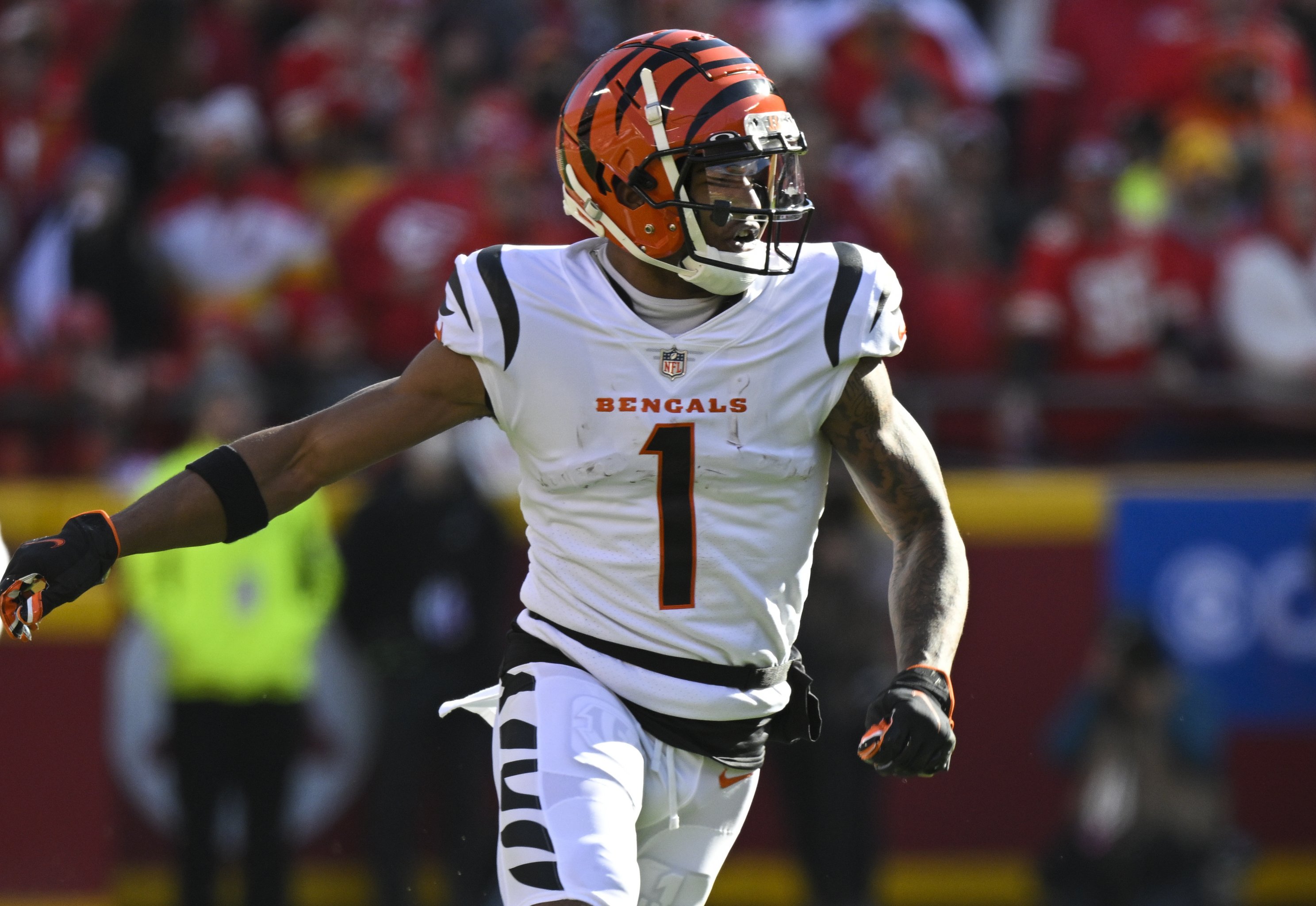 Bengals WR Ja'Marr Chase 'overwhelmed' after breaking Justin