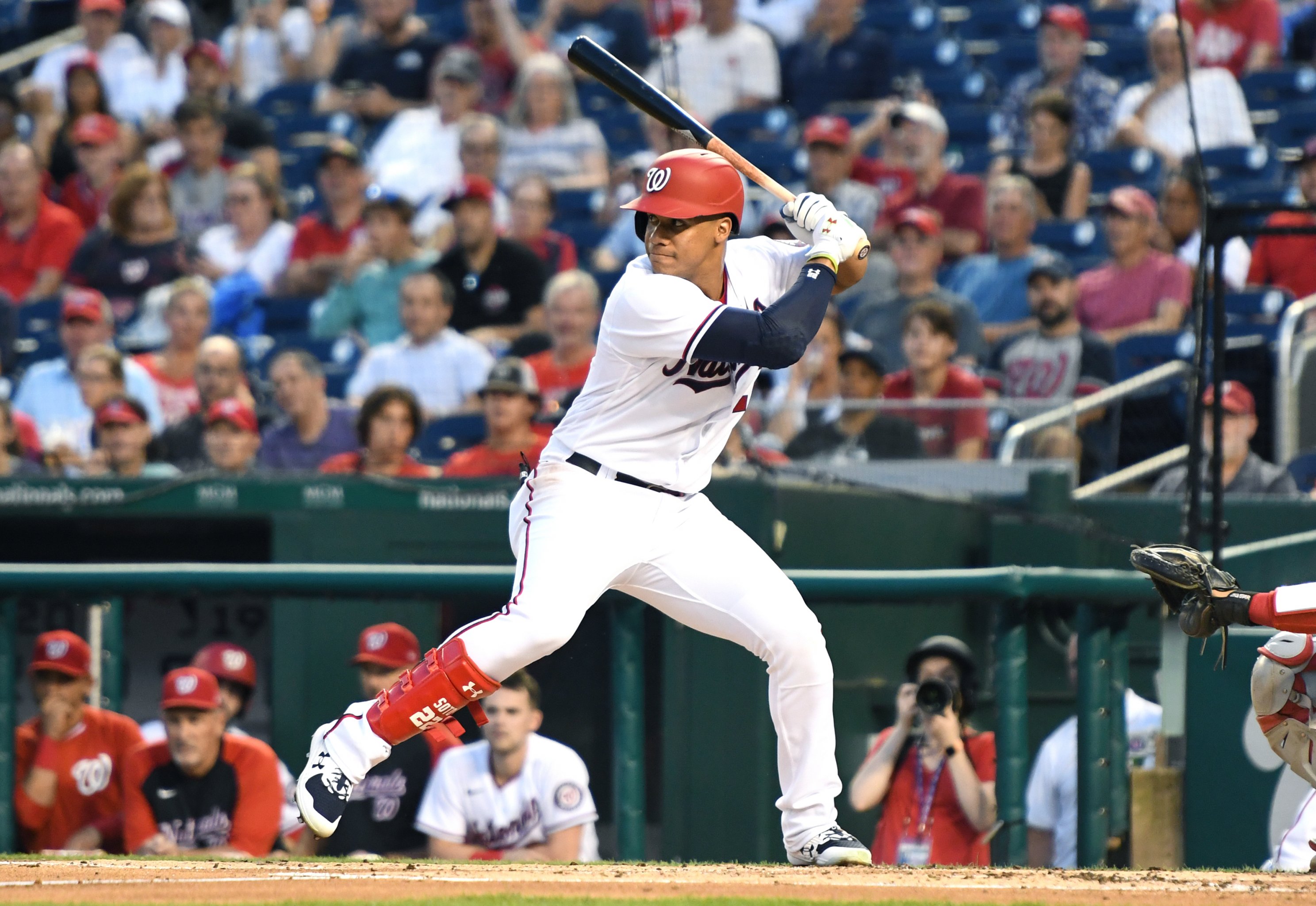 Starling Marte 'tampers' with Juan Soto during HR Derby