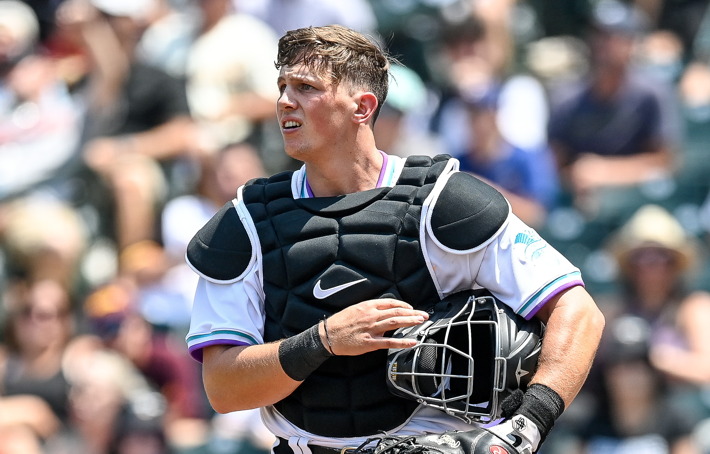 2022 Game Used Carson Kelly Home Arizona Diamondbacks Jersey - PHI @ ARI  8/29/22 - 2 for 4 w/ 4 RBI's