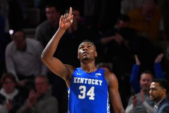 Kentucky's Oscar Tshiebwe Kentucky's Oscar Tshiebwe