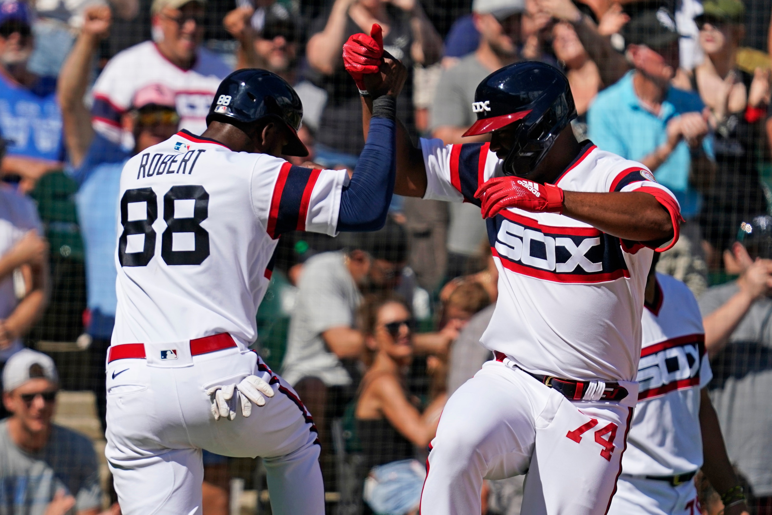 Luis Robert and Eloy Jimenez
