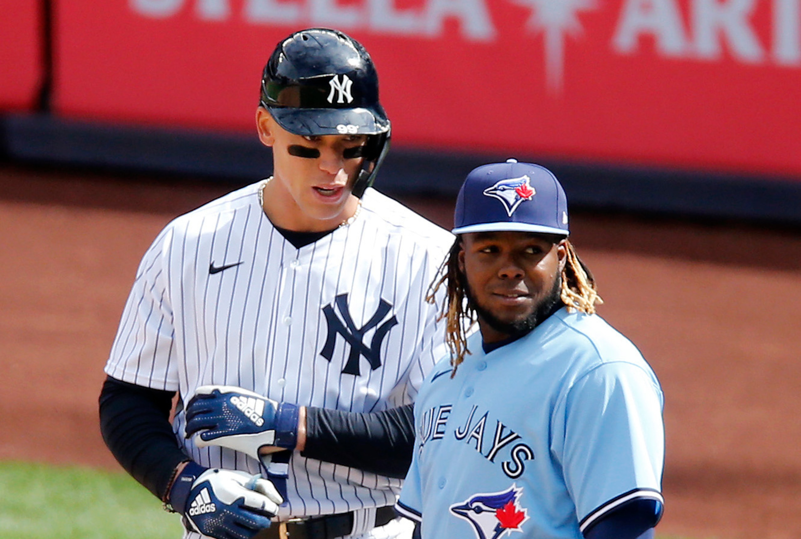 Aaron Judge and Vladimir Guerrero Jr.