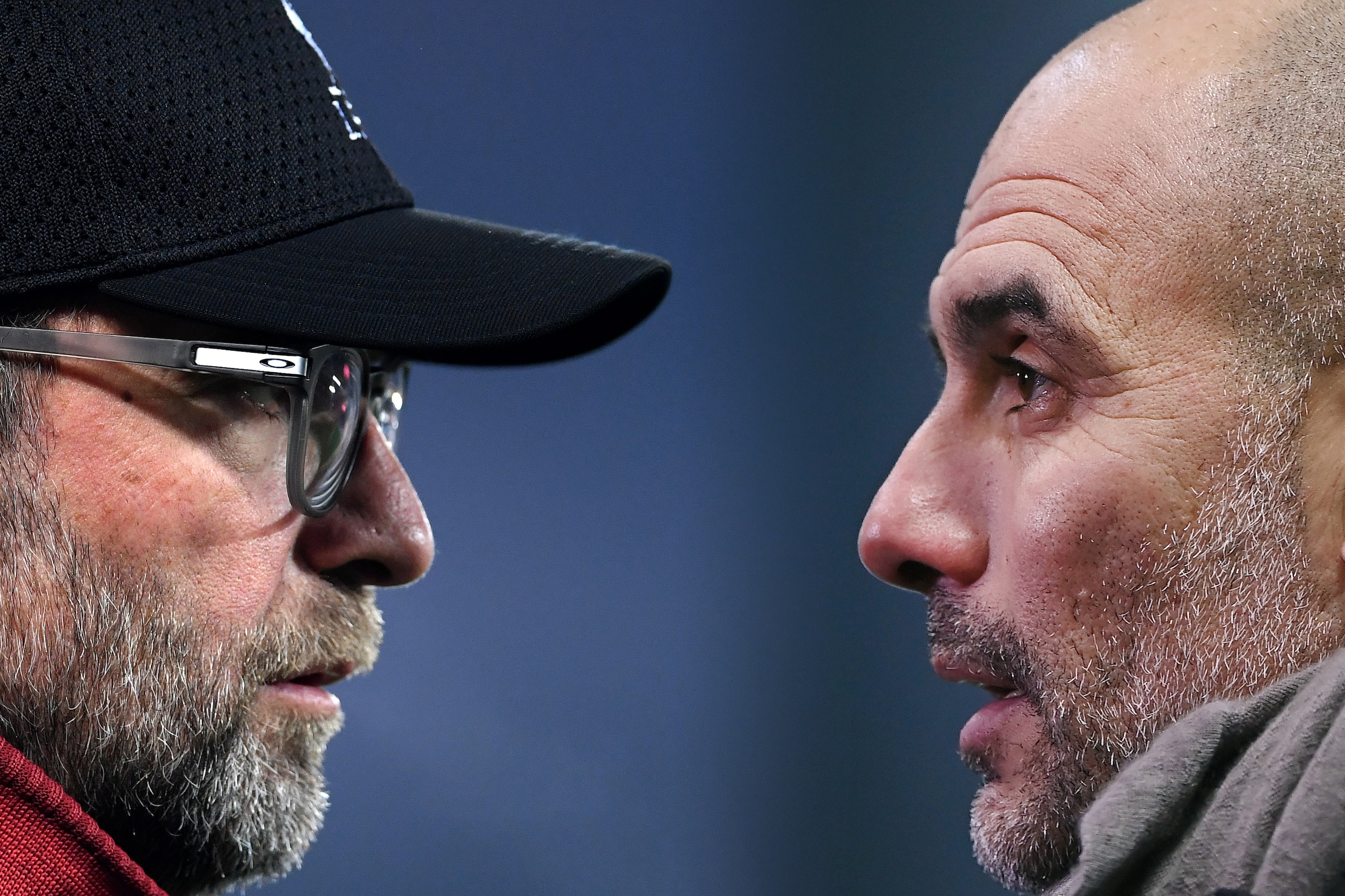 Jurgen Klopp and Pep Guardiola meet again. Jurgen Klopp and Pep Guardiola meet again.