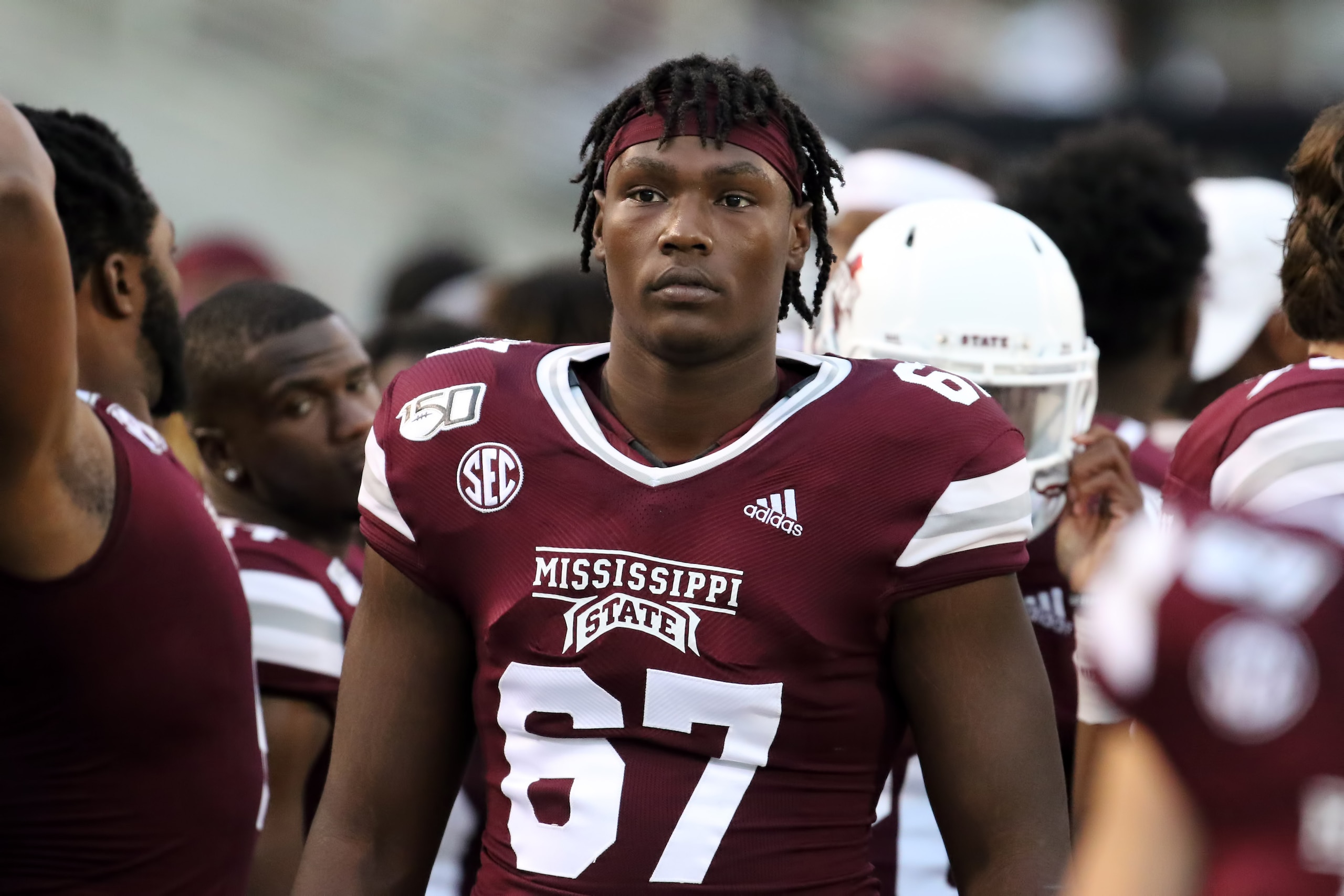 Mississippi State offensive tackle Charles Cross