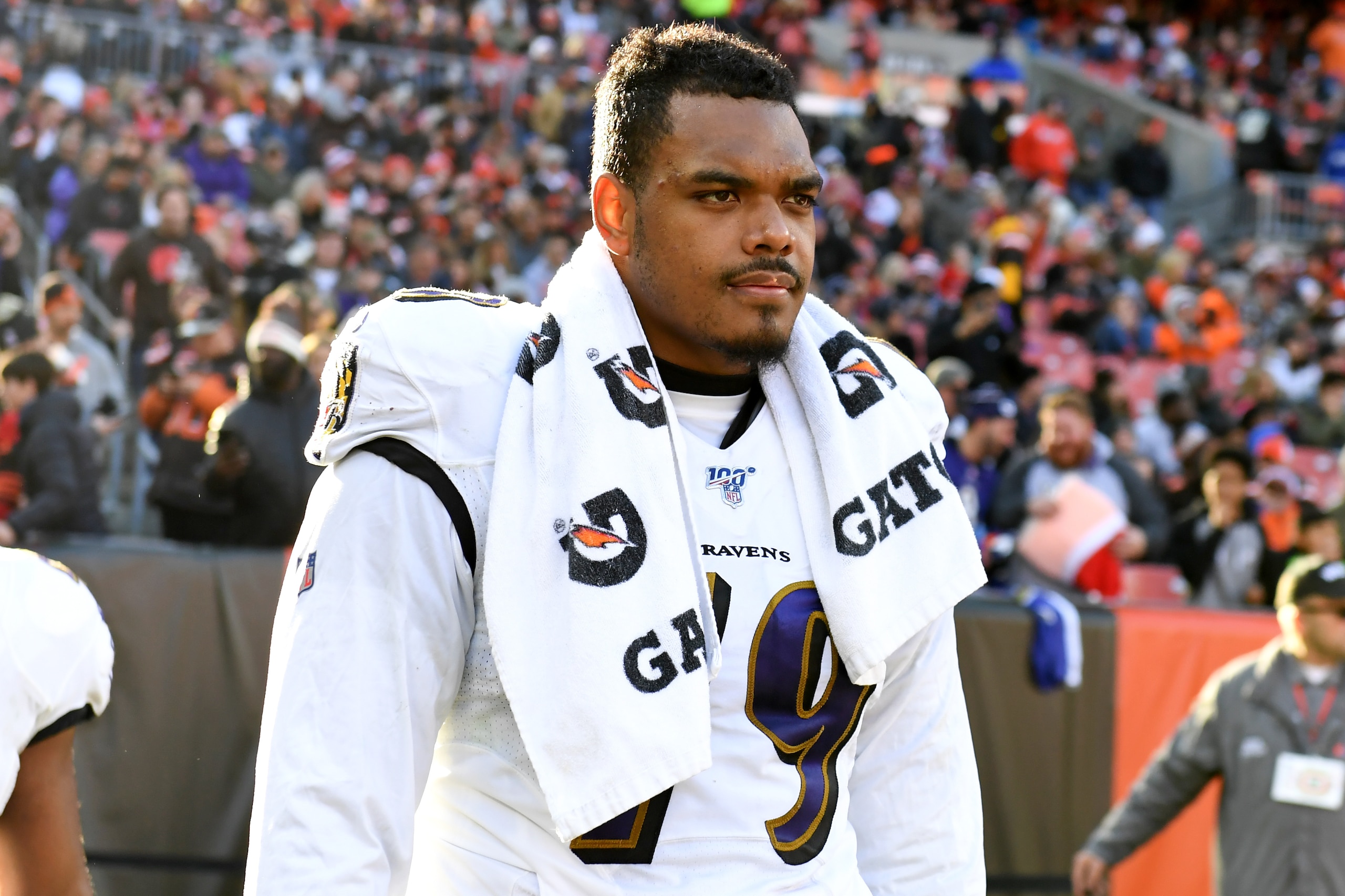 Baltimore Ravens left tackle Ronnie Stanley