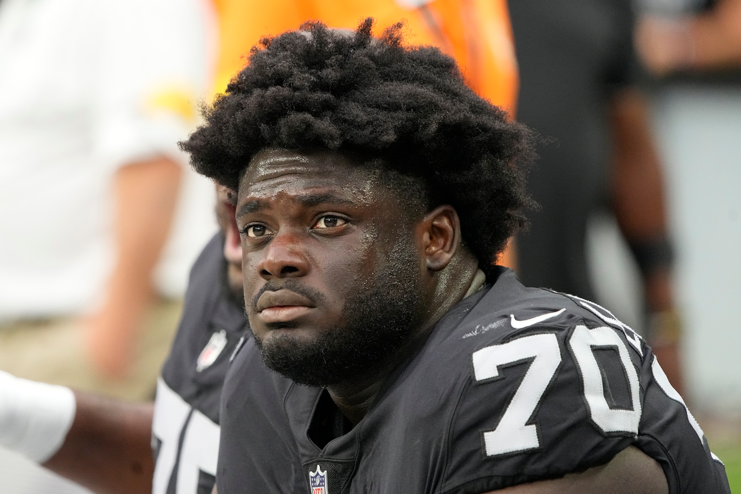 Offensive lineman Alex Leatherwood