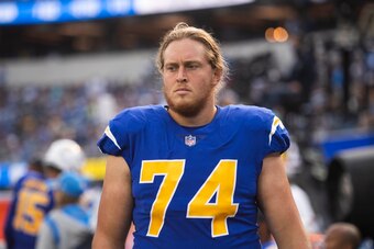 Chargers right tackle Storm Norton