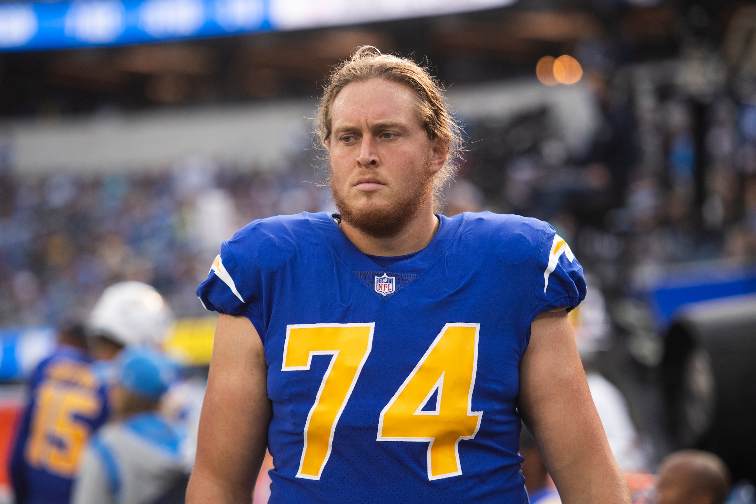 Chargers right tackle Storm Norton