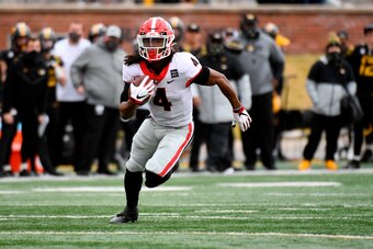 Georgia running back James Cook