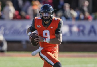 Cincinnati quarterback Desmond Ridder