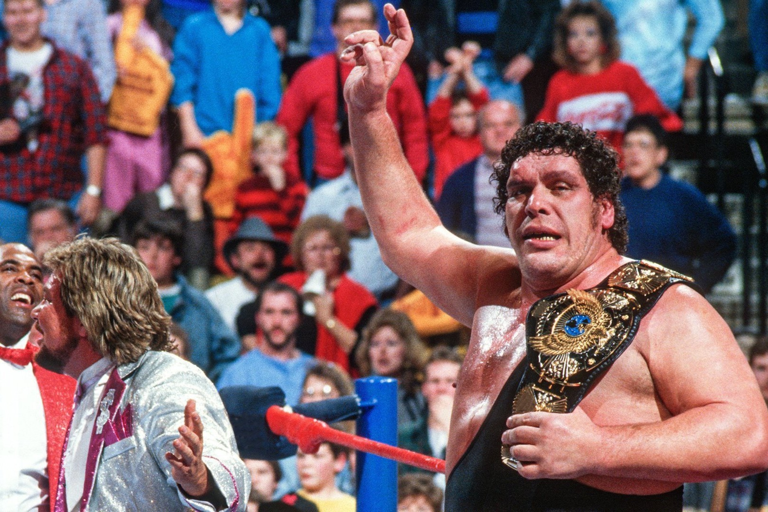 Andre the Giant holds the unenviable record of being the shortest-reigning WWE champion in history.